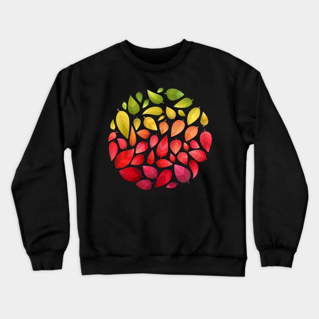 Autumn Gradient (Transparent) Crewneck Sweatshirt by vladstudio